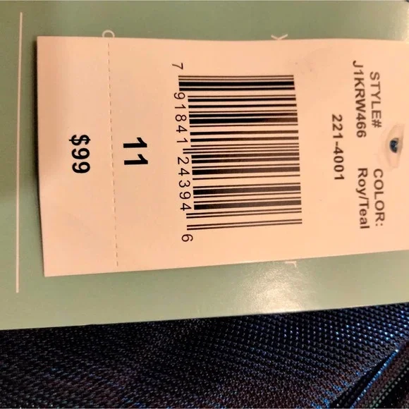 Metallic Royal blue evening dress 11 - Picture 8 of 8